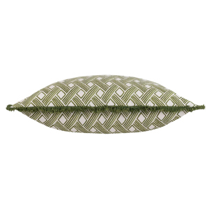 Hoem Alexa Olive Rectangular Cushion